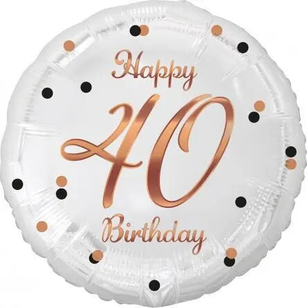 Folijas balons GoDan Happy 40 Birthday