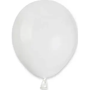 Balloon pack Gemar A50 pastel white 13 cm, 100 pcs