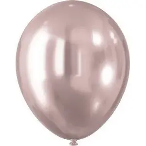 Selgros balloons chrome pink, set of 5, decorative party balloons