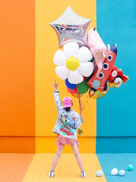 Rotaļu balons PartyDeco Rocket — 440×1150 mm, 50 gab. Photo 3