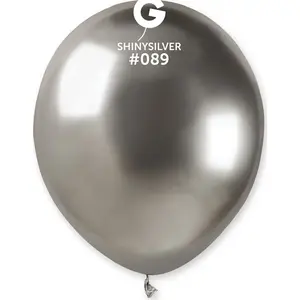 Шары Gemar AB50 — хром серебряный, 13 см, упаковка 100 шт.