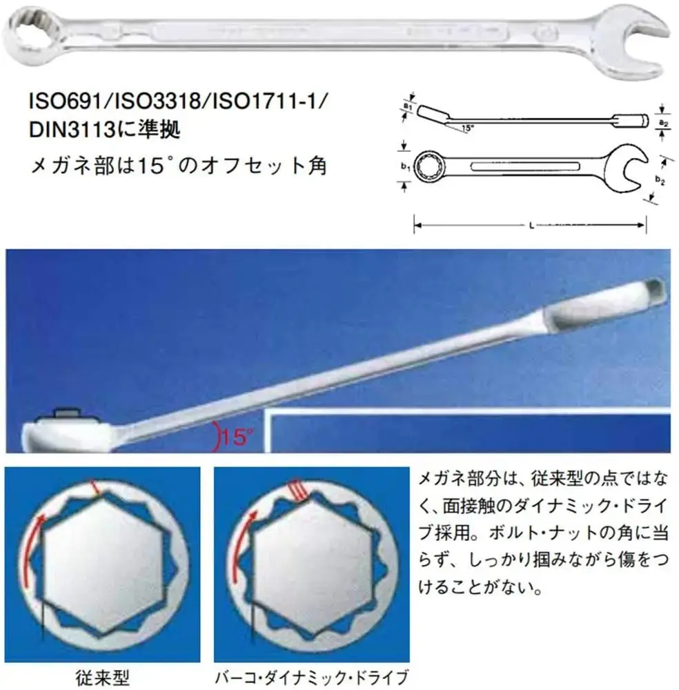 Wrench BAHCO 11M-19, 19 mm Photo 2