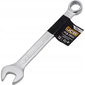 Open-End and Ring Spanner JCB 12 mm — JCB JCB KLUCZ PŁASKO-OCZKOWY 12mm
