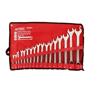 Combination wrench set AWTools AW39817 — 17-piece set, total weight 3.2 kg