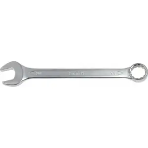 Wrench GEKO T00630 30 mm combination spanner, satin finish, CRV steel, DIN3113A