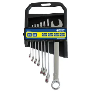 Wrench set MEGA 6-piece open-ended and ring wrenches 8–17 mm model 35336