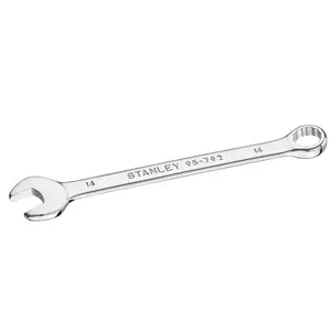 Combination wrench STANLEY STMT95792-0 — 14 mm, chrome‑vanadium, stainless finish