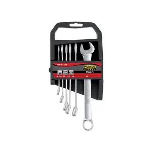 Wrench set MODECO MN-51-266 — combination wrenches 6 pcs, sizes 8–17 mm