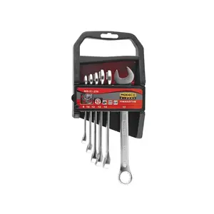 Wrench set MODECO MN-51-236 — combination wrenches 6 pcs, sizes 8–17 mm