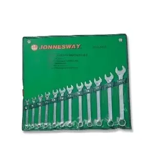 Wrench set Jonnesway W26112S — combination wrenches 8–22 mm, 12 pcs