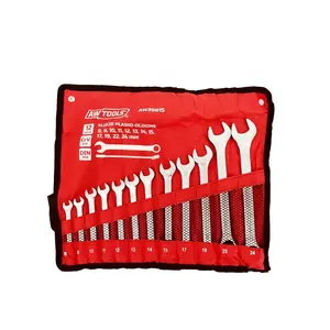 Combination wrench set AWTools AW39815 — 12 pcs, total weight 1.4 kg