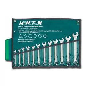 Set of combination wrenches Honiton H0112 12 pcs 8–22 mm