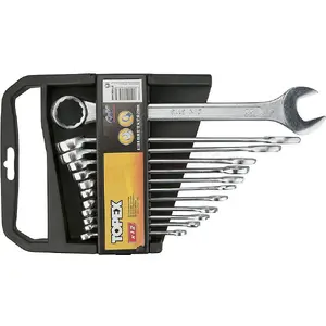 Wrench set Topex 35D375 — combination wrenches 12 pcs, sizes 6–22 mm