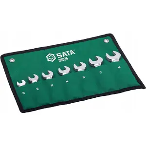 Sata īso kombinēto atslēgu komplekts ar ratiņu, 7 gab., ST09034