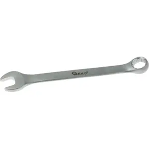 Open-end ring combination wrench GEKO 12 mm satin finish straight model G11212