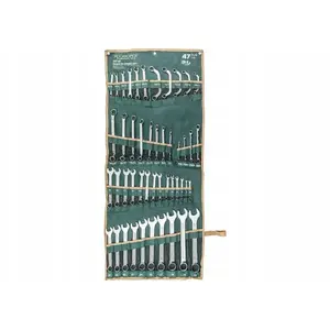 Hand wrench set Rockforce RF-5471P — 47 pieces flat and ring spanners