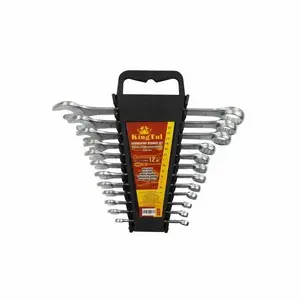 Tool set DeWalt flat-ring wrenches 12-piece KT-3312MP, metric sizes