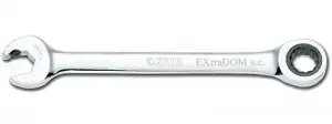 Wrench with Ratchet 12mm, Sata S43205 — flat-ring combination tool