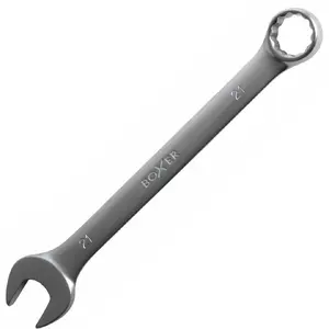Ring Spanner BOXER 21 mm, hand tool, chrome-plated steel