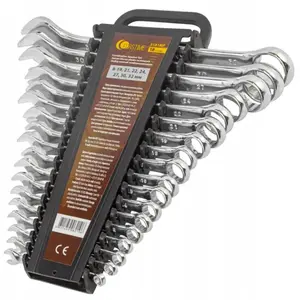 Wrench set Forcekraft flat-ring 8–32 mm, 18 pieces