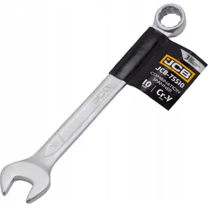Wrench (Open-End/Box) JCB 10 mm, JCB JCB KLUCZ PŁASKO-OCZKOWY 10mm