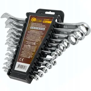 Set of combination wrenches AWTools FT-5122MP — 12 pcs (6–14, 17, 19, 22 mm)