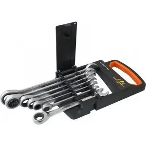 Tool set EPM 7-piece combination wrench with ratchet E-400-2190