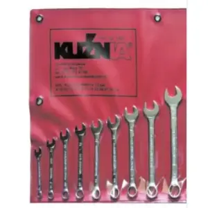 Combination wrench set Kuźnia Sułkowice 9 pcs 8–24 mm model 1-121-87-233