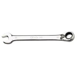 Wrench combination with ratchet 19 mm Beta Tools model 142 (001420019)