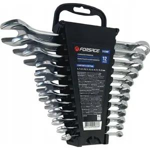 Wrench set Forsage F-5122MP — 12-piece combination wrenches 6–14, 17, 19, 22 mm