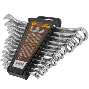 Wrench set 12 pcs 6–22 mm Extralink FT-5123MP, combination open-end and box wrenches