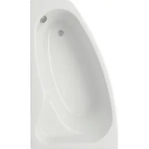 Asymmetric corner bathtub CERSANIT Sicilia left 170 x 100 cm (S301-097)