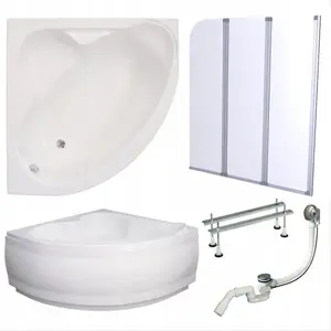 Bathtub symmetrical Polimat 130x130 cm STANDARD model 00219
