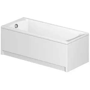 Rectangular bathtub CERSANIT Korat S301-295 180x80 cm acrylic built-in/drain left