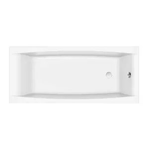 Bathtub CERSANIT Virgo 180 — Alcove acrylic bathtub, 1800×800×420 mm, 245 L, white