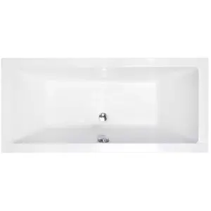 Rectangular Bathtub BESCO QUADRO SLIM 190x90 cm, acrylic, single-person