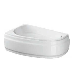 Bathtub CERSANIT Joanna New corner asymmetrical right 160 x 95 cm (S301-169)