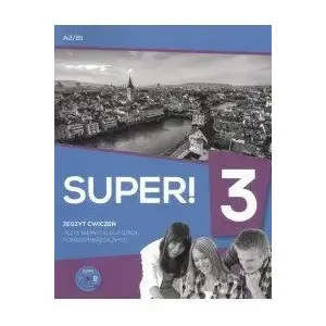 Darblapa Hueber Super! 3 A1–B1 ar audio CD — vingrinājumu grāmata mācībām