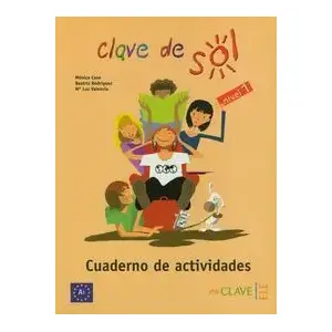 Music exercise book EnClave Clave de Sol 1 — practice workbook for treble clef exercises (method book)