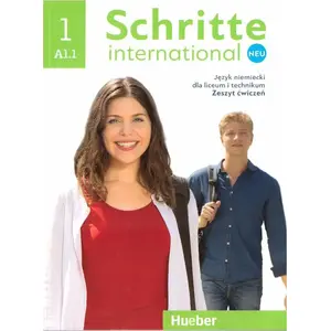 Textbook Hueber Schritte international neu 1 — German language coursebook, beginner level