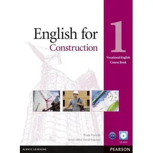 Mācību grāmata Longman Pearson English for Construction 1 SB + CD (līmenis 1) 78359