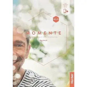 Mācību grāmata Hueber Momente A1.2 ar tiešsaistes kodu (MPN 419181)