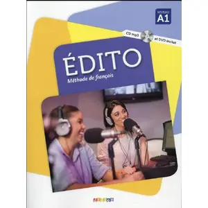 Mācību grāmata Didier Edito A1 — skolēna grāmata ar MP3 CD un DVD