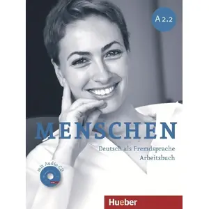 Hueber mācību grāmata Menschen A2.2 — Student's Book ar audio CD (A2.2)