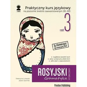 Mācību grāmata Preston Publishing — Rosyjski w tłumaczeniach. Gramatyka 3 (krievu gramatika, poļu valodā)