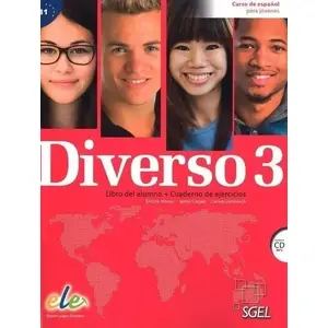 Mācību grāmata SGEL - Educacion Diverso 3 ar darba burtnīcu un audio CD (MPN 418705)