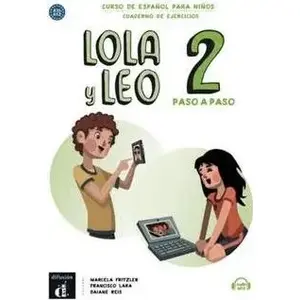 Darblapa Difusion Lola y Leo 2 paso a paso — vingrinājumu burtnīca spāņu valodai