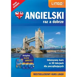 Mācību komplekts Lingo Angielski raz dobrze — angļu valoda iesācējiem (MPN 319360)