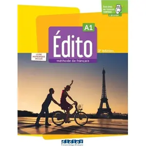 Mācību grāmata Didier Edito A1 — grāmata ar CD un tiešsaistes izdevumu (2022)