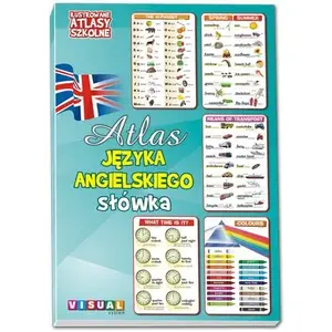 Textbook Visual System Atlas języka angielskiego - słówka (VISU0109) paperback Polish language